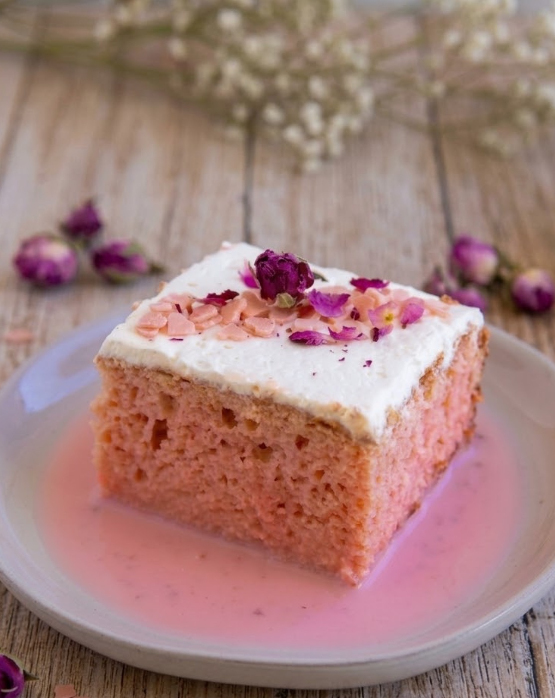 Rose Milk Cake